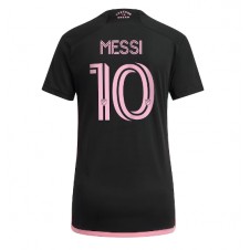 Inter Miami Lionel Messi #10 Bortedrakt Kvinner 2023-24 Kortermet